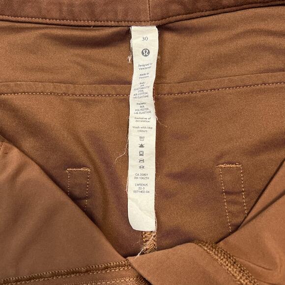 Lululemon Pants womens 30 Commission Classic Fit 5 Pocket Wide Leg Casual - Picture 11 of 13